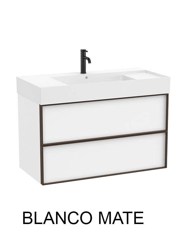Mueble de baño 2 cajones Unik Inspira Roca - Ítem5