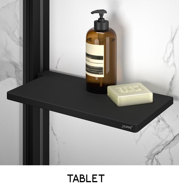 Mampara ducha Select+ Walk-In 10 mm con Shelf Hüppe - Ítem7