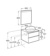 Mueble de baño The Gap Standard con encimera Roca - Ítem2