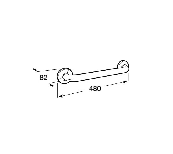 Asas rectas de baño Access Pro Roca - Brillo - Ítem2