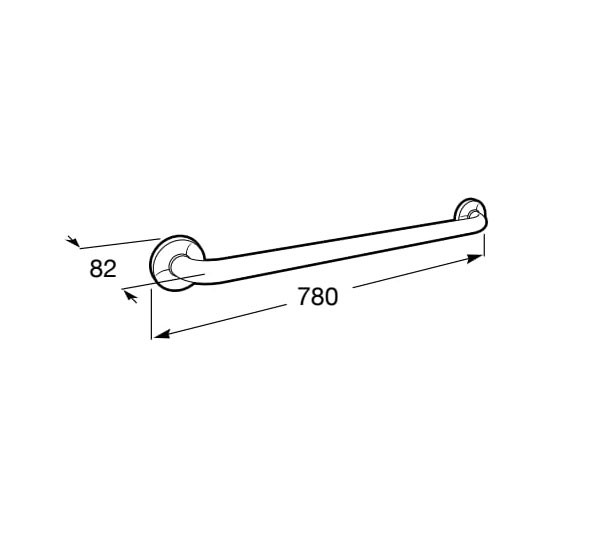 Asas rectas de baño Access Pro Roca - Brillo - Ítem4
