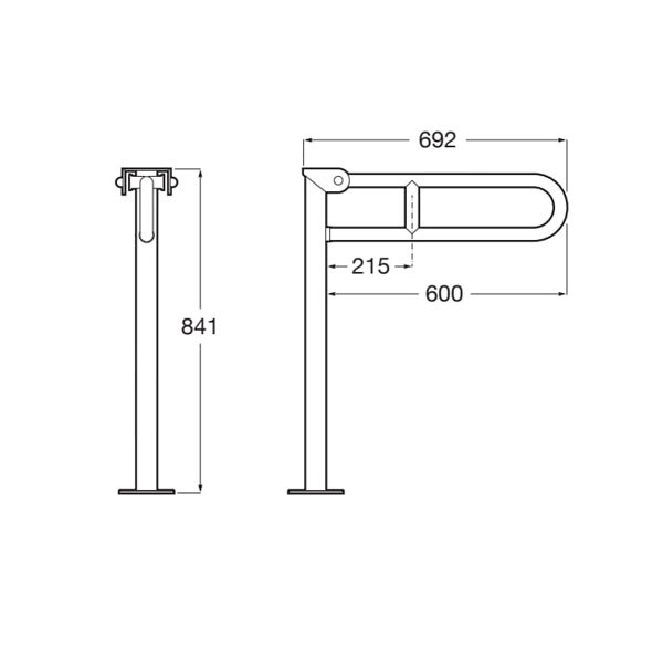 Asa abatible con pie Access Pro Roca - Ítem1