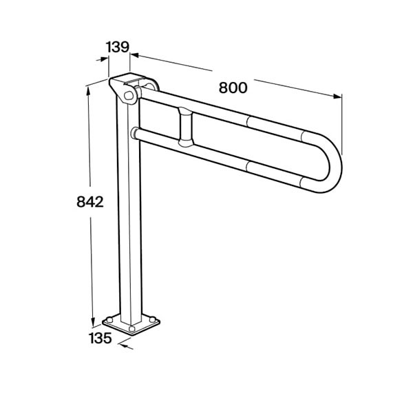 Asa abatible con pie Access Pro Roca - Ítem2