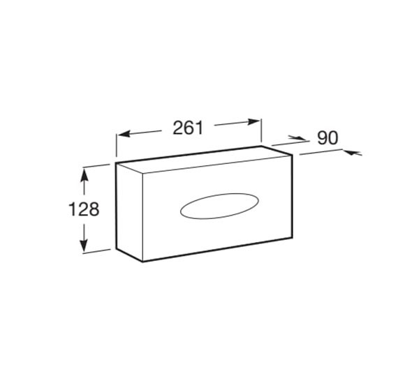 Caja para pañuelos Hotels Roca - Ítem1
