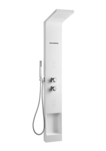 Roca Columna de ducha termostática telescópica modelo Victoria T-Plus, 59,5  x 25,4 x 117 centímetros, color metálico (Referencia: A5A2C18C00) :  : Bricolaje y herramientas