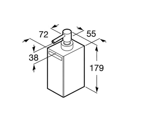 Dosificador de encimera Rubik Roca - Ítem1