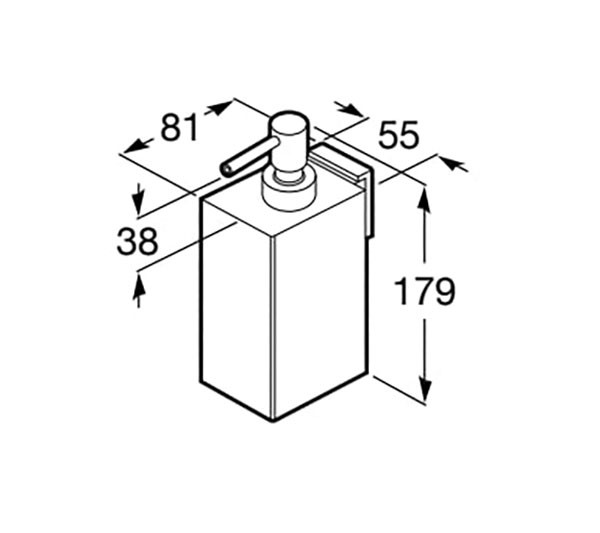 Dosificador de pared Rubik Roca - Ítem1
