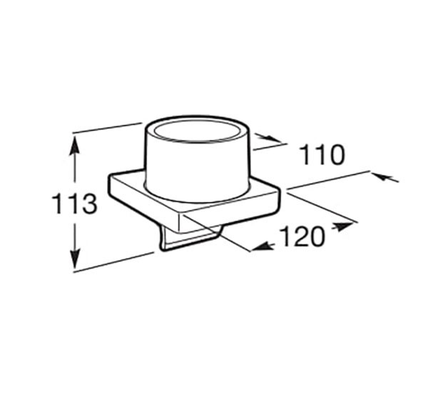 Dosificador de pared Tempo Roca - Ítem1