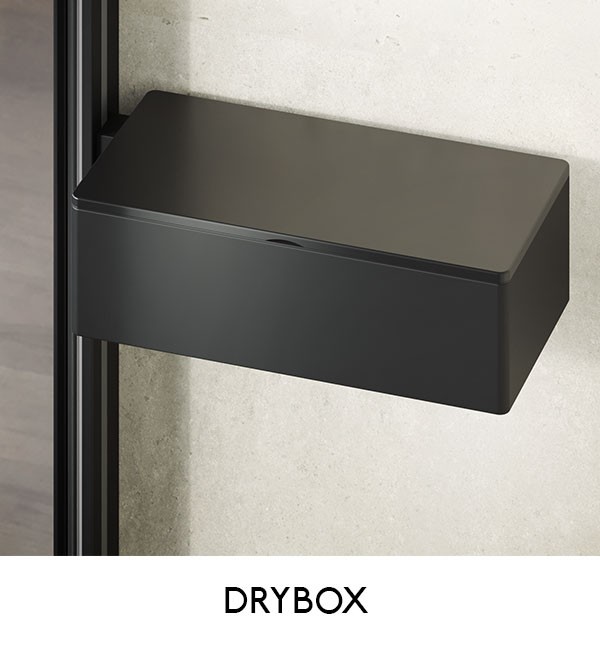 Mampara ducha Select+ Walk-In 10 mm con Shelf Hüppe - Ítem9