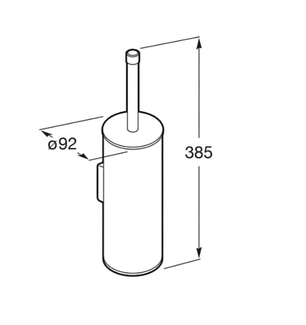 Escobillero de pared Superinox Roca - Ítem1