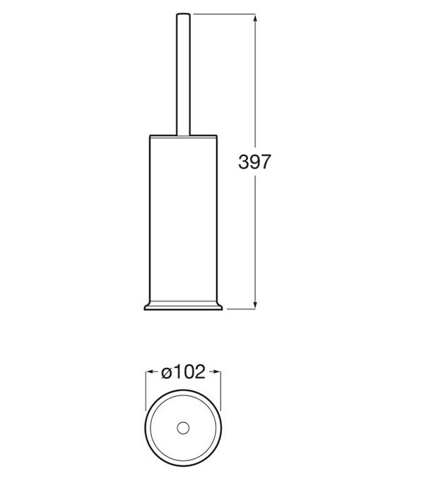 Escobillero de suelo Allegro Roca - Ítem1