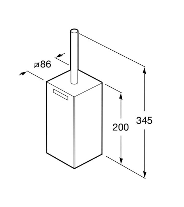 Escobillero de suelo Rubik Roca - Ítem1
