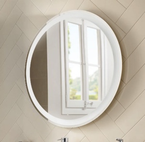 Espejo para baño de pared - PRENN - Naxani - contemporáneo / rectangular /  con luz