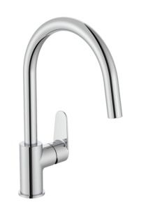 Grifo Cocina Victoria Plus con caño alto giratorio Roca