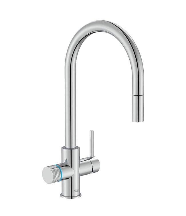 Grifo Cocina Aquafy ® extraíble 2 vías Roca