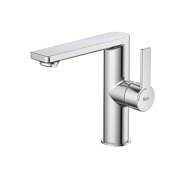 Grifo Lavabo con cuerpo liso con maneta lateral Targa Roca