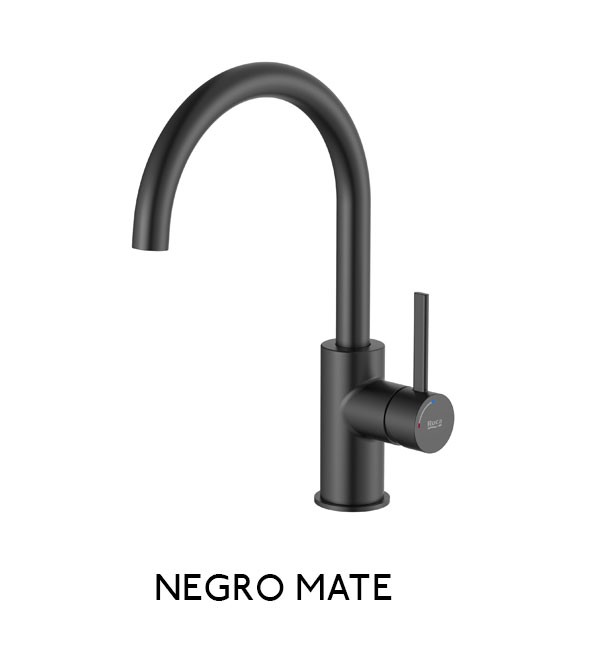 Grifo lavabo cuerpo liso con maneta lateral Ona Roca - Ítem6