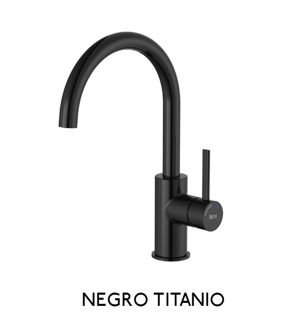 Grifo lavabo cuerpo liso con maneta lateral Ona Roca - Ítem3