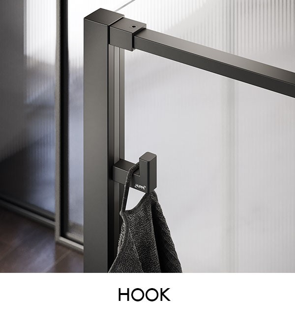 Mampara ducha Select+ Walk-In 10 mm con Shelf Hüppe - Ítem15