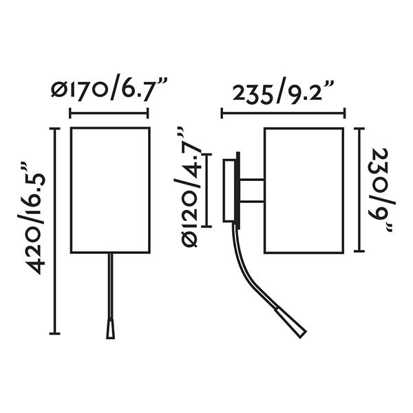 Lámpara Guadalupe Reader de Faro Barcelona - Ítem2