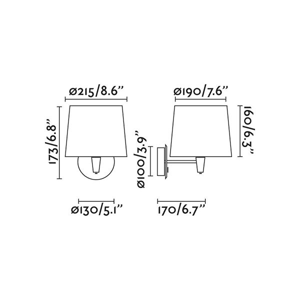 Lámpara Samba Wall de Faro Barcelona - Ítem1