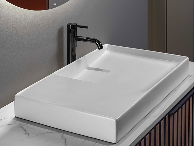 Lavabo sobre encimera Horizon View Roca