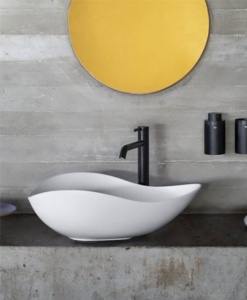 Lavabo sobre encimera Ohtake Roca