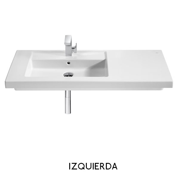 Lavabo asimétrico mural Prisma Roca - Ítem4