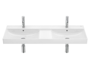 Lavabo mural doble Finceramic Ona Roca