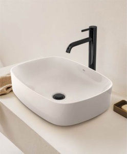 Lavabo de sobre encimera Fineceramic®. 