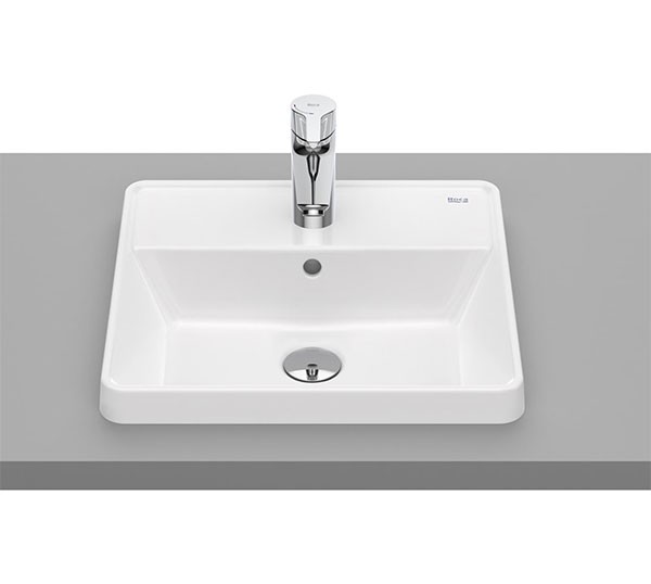 Lavabo de encimera con orificio The Gap Square Roca - Ítem1