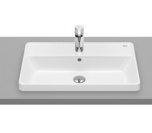 Lavabo de encimera con orificio The Gap Square Roca