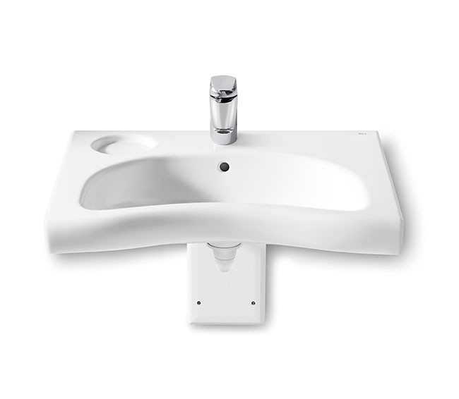 Lavabo movilidad reducida Meridian Roca