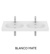 Mueble base para lavabo doble Meridian Roca - 2 cajones y estante abierto - Ítem7