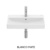 Lavabo compacto mural para semipedestal Finceramic Ona Roca - Ítem4