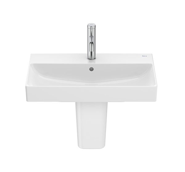 Lavabo compacto mural para semipedestal Finceramic Ona Roca - Ítem2