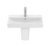Lavabo compacto mural para semipedestal Finceramic Ona Roca - Ítem2