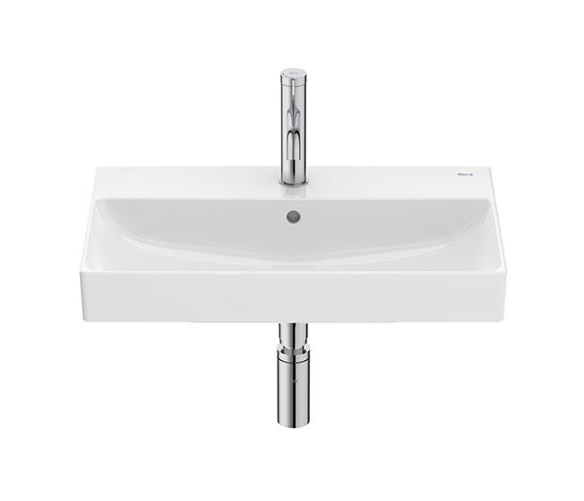 Lavabo compacto mural para semipedestal Finceramic Ona Roca