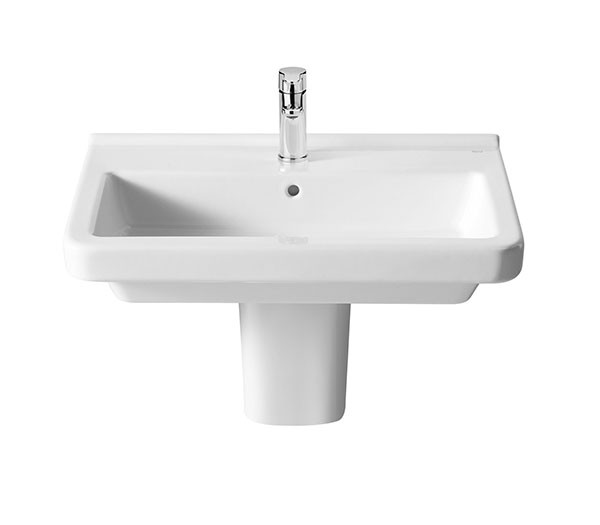 Lavabo mural para pedestal o semipedestal Dama Roca - Ítem1