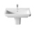 Lavabo mural para pedestal o semipedestal Dama Roca - Ítem1