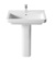 Lavabo mural para pedestal o semipedestal Dama Roca - Ítem2