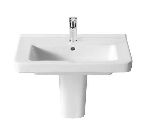 Lavabo mural para pedestal o semipedestal compacto Dama Roca - Ítem1