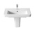 Lavabo mural para pedestal o semipedestal compacto Dama Roca - Ítem1