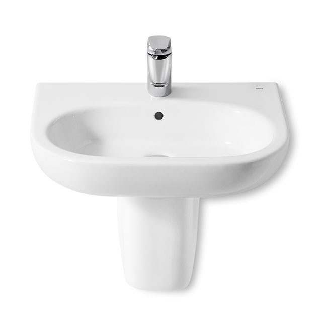 Lavabo para pedestal o semipedestal Meridian Roca