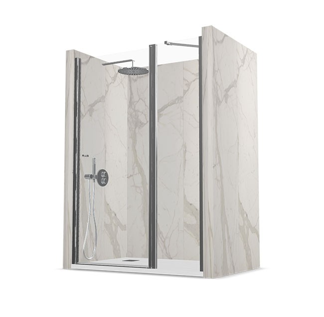Mampara de ducha Versátil VR Lite-206 Profiltek - Ítem