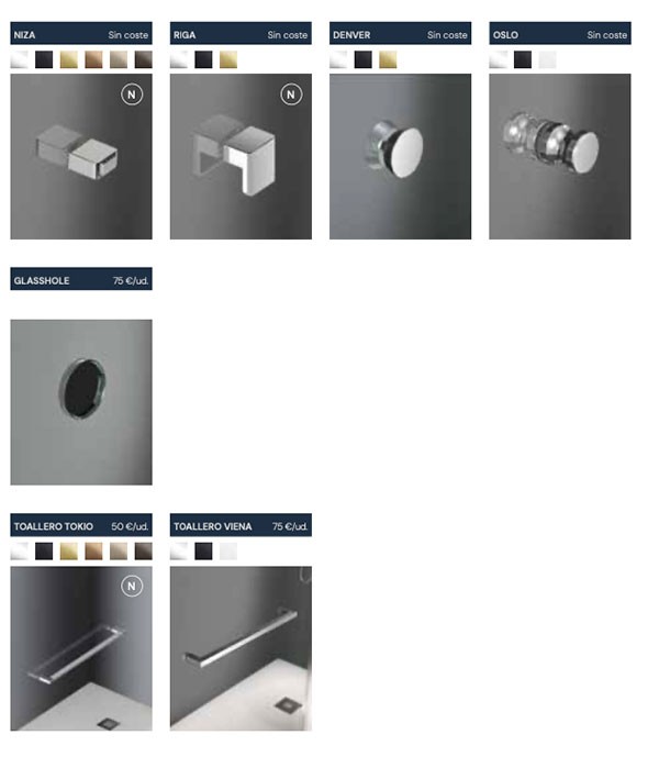 Mampara de bañera Versatil / VR LITE-110 Profiltek - Ítem3