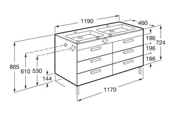 Mueble de baño Unik Debba Standard - Ítem10