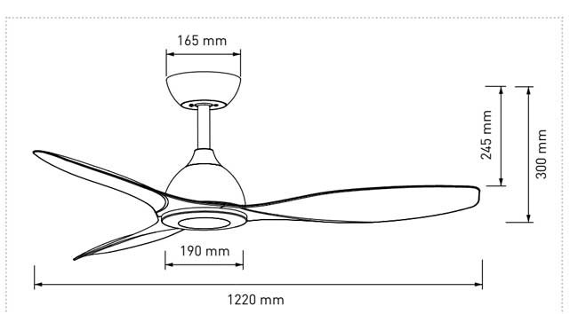 Ventilador techo Celer Mistral - Ítem1