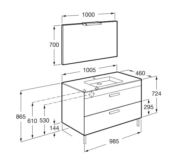 mueble de baño roca - Ítem6