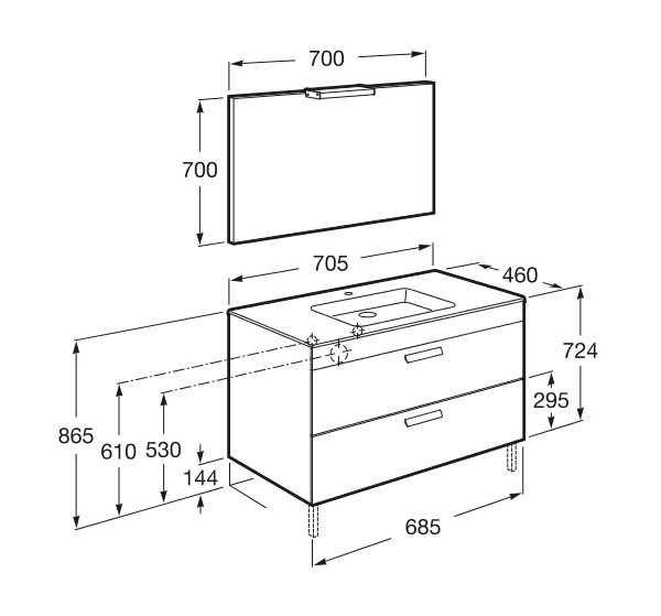 mueble de baño roca - Ítem4
